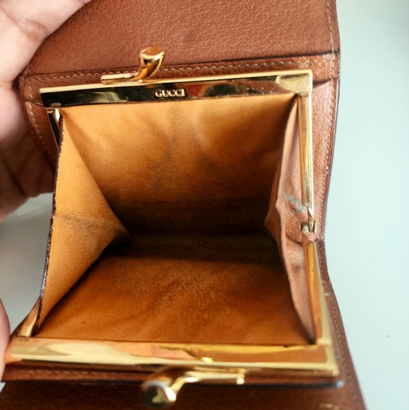 GUCCI Vintage Horsebit Compact Wallet - Picture 8 of 8